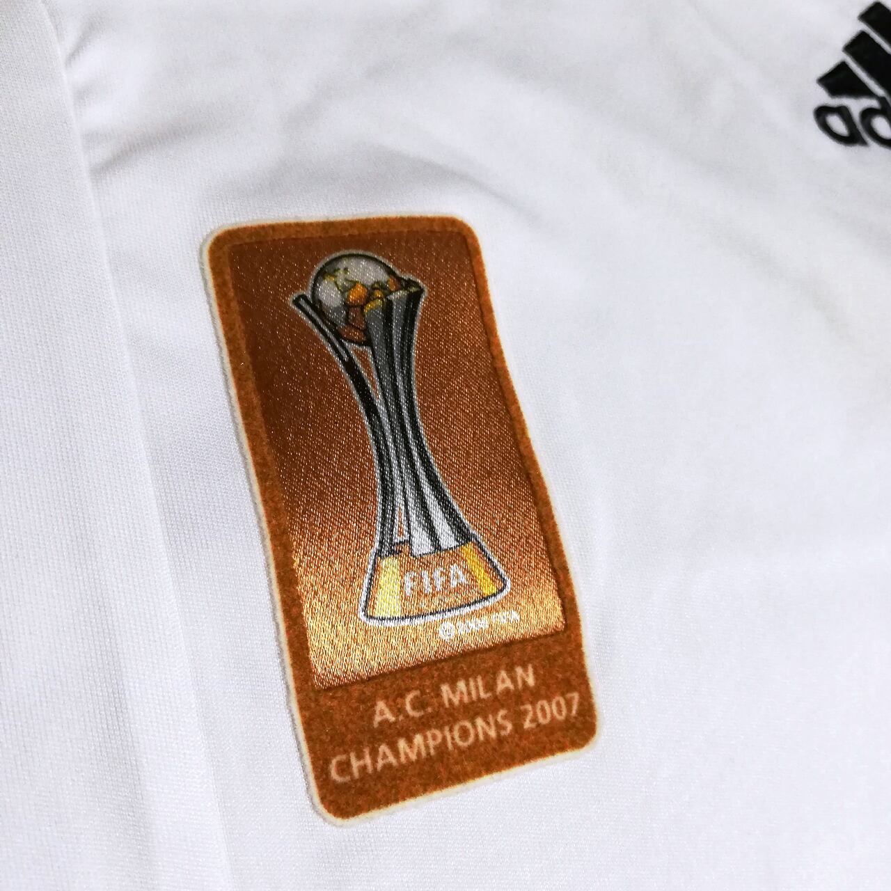 ACミラン 2007-08 adidas アウェイ半袖 ユニフォーム FCWCチャンピオン