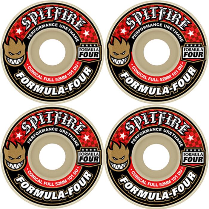 SPITFIRE F4 101D CONICAL FULL RED 52 53 54 56mm コニカルフル