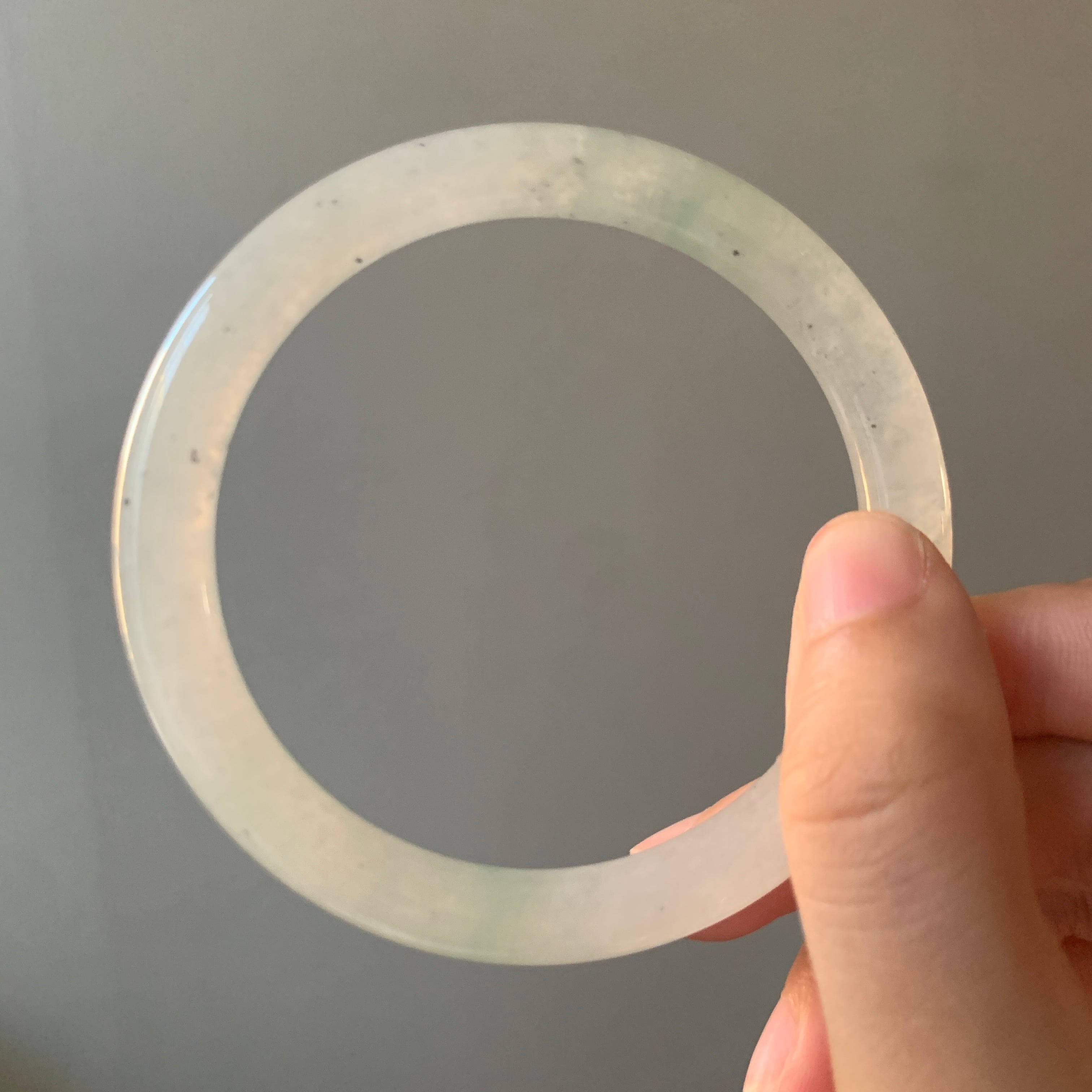 本翡翠バングル 完美品 超高氷 ヒスイ 天然 コレクション品 ミャンマー