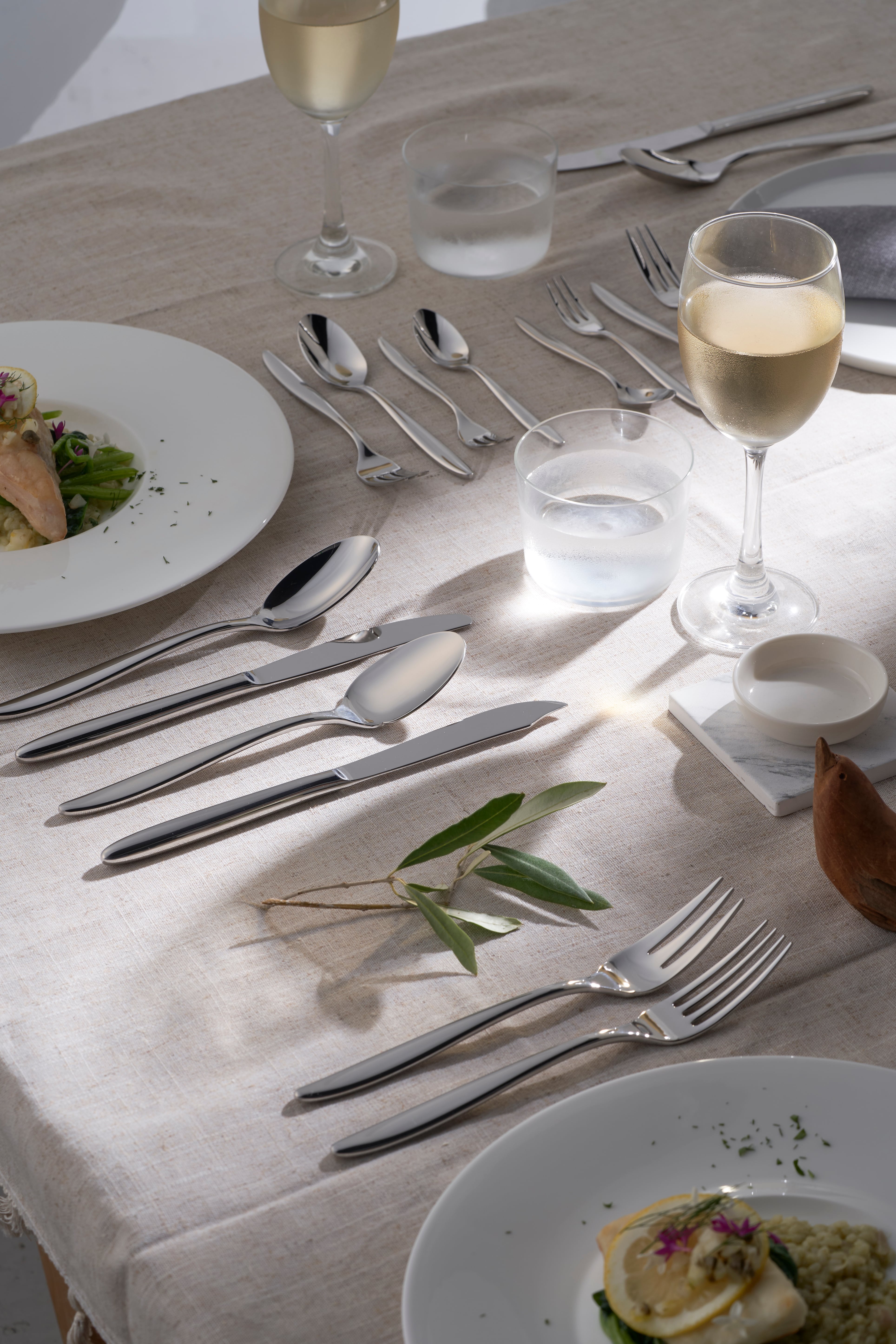 Brunch ミラー/サテン 王道カトラリー ギフト セット カトラリー5種 計