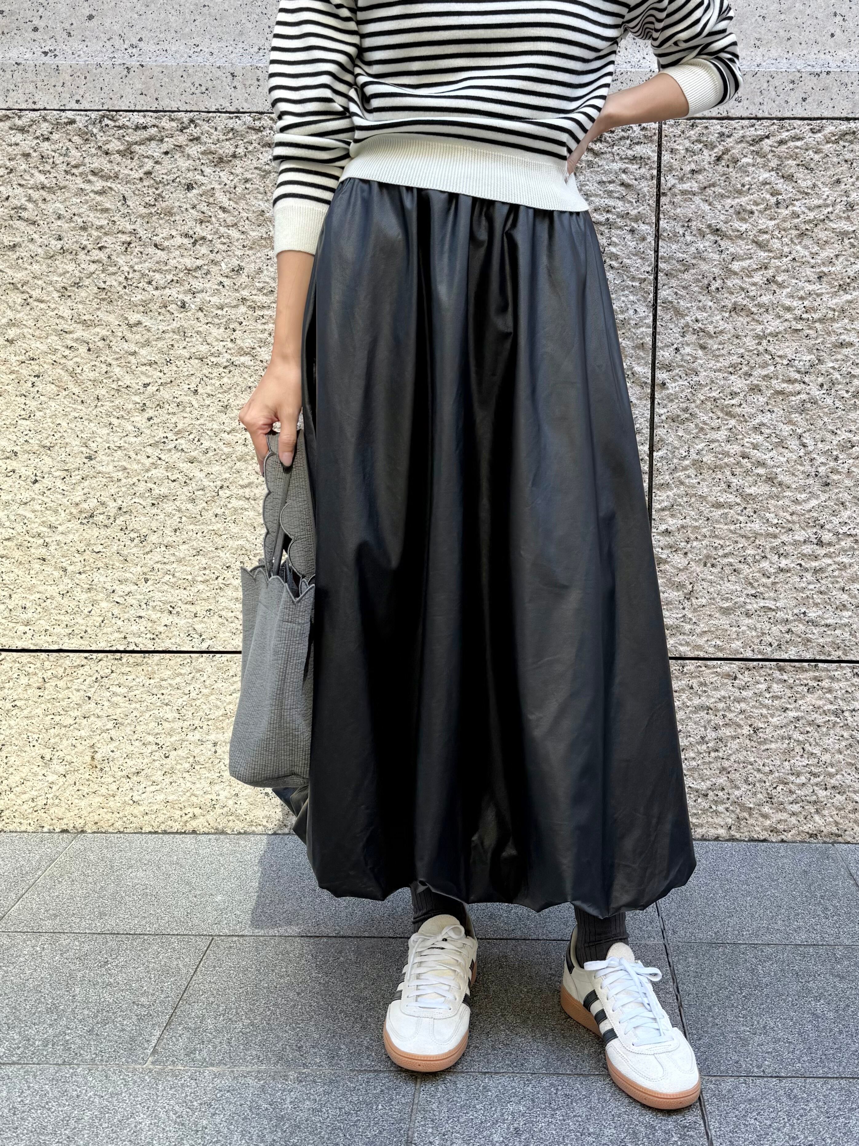 レザーバルーンスカート［60009］ | conforobe(コンフォローブ)