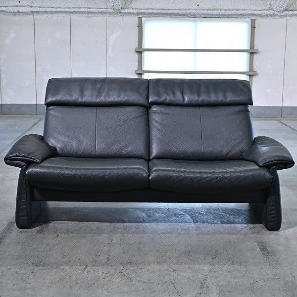 カンディハウス 70万「BOLS/ボルス」2人掛けソファ オーク材 本革