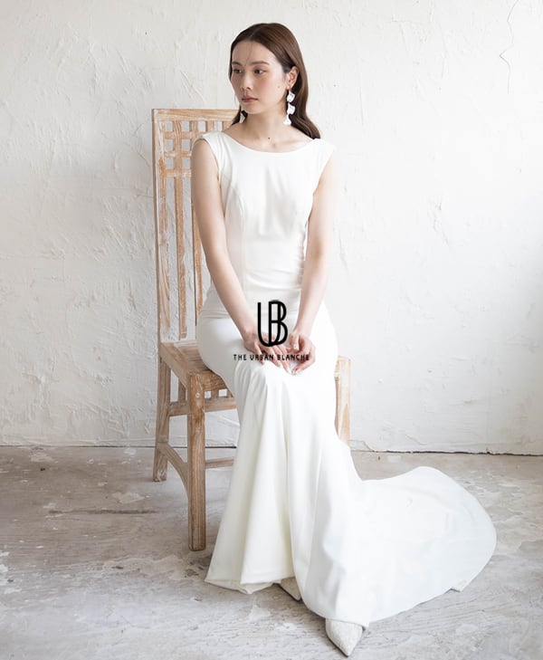 NEW【シルエットをより美しく変更 】ソフトマーメイドドレス シンプル