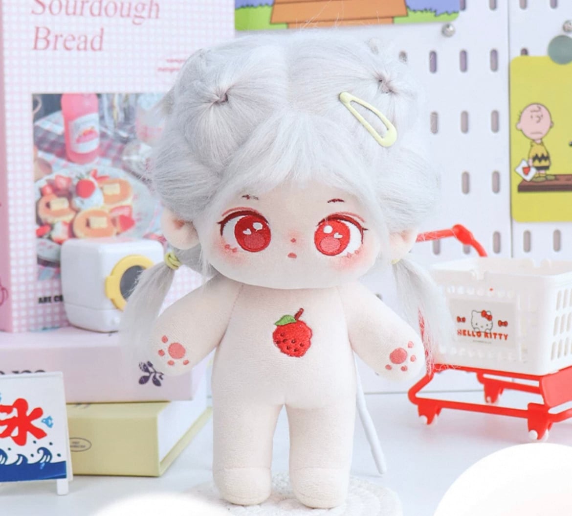 20cm無属性着せ替えぬいぐるみ 20cmぬいぐるみ ヘアアレンジ可能