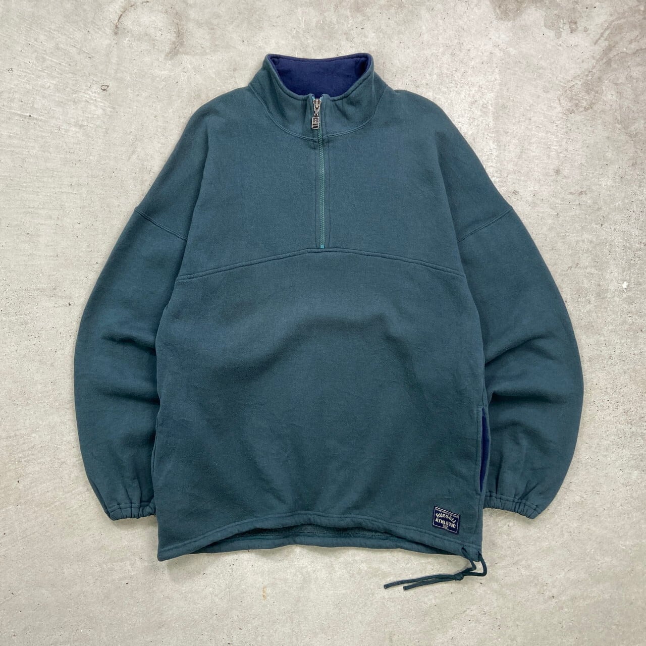90年代 USA製 RUSSELL ATHLETIC ラッセル アスレチックス ハーフジップ