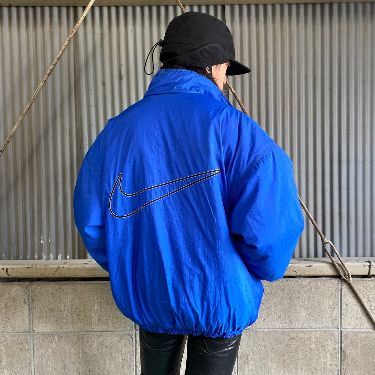 90年代 ビンテージ NIKE ナイキ リバーシブルジャケット メンズM ス