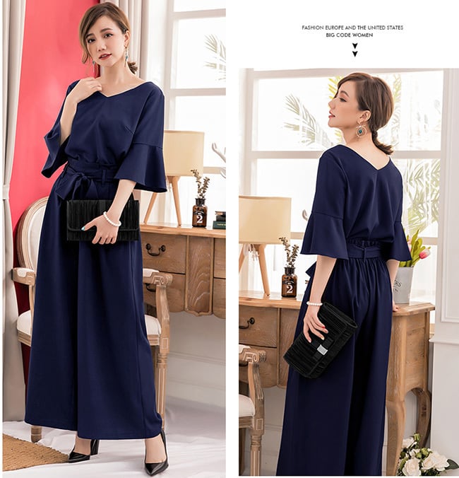 即日配送 送料無料 3点セット 2way セットアップ ブラウス パンツ