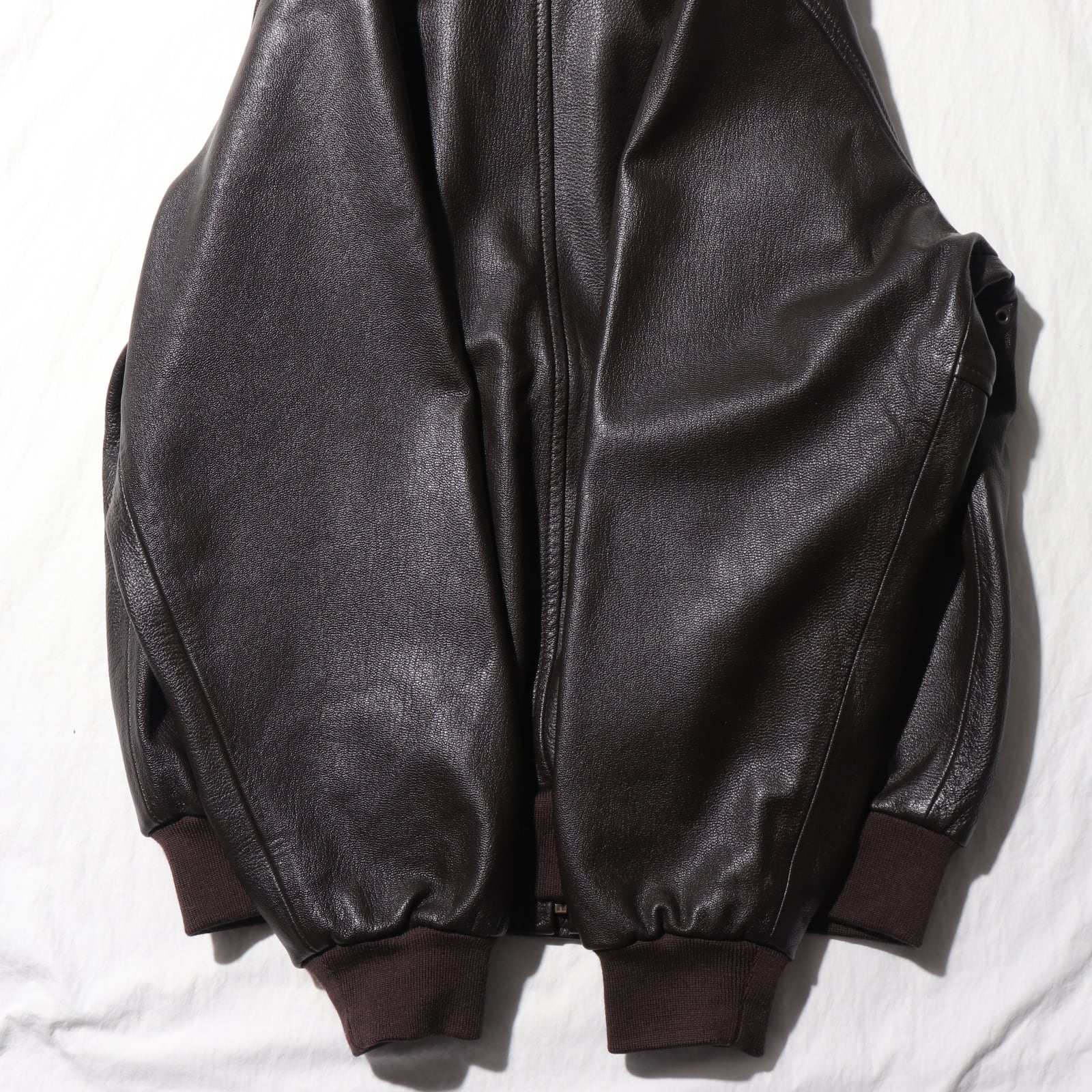 Mint L USA L.L.Bean A-2 山羊革 レザージャケット エルエルビーン