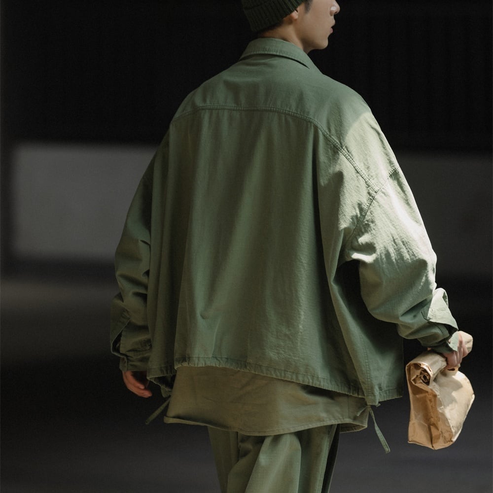 ルーズ ミリタリーシャツジャケット a-0644 | PATH