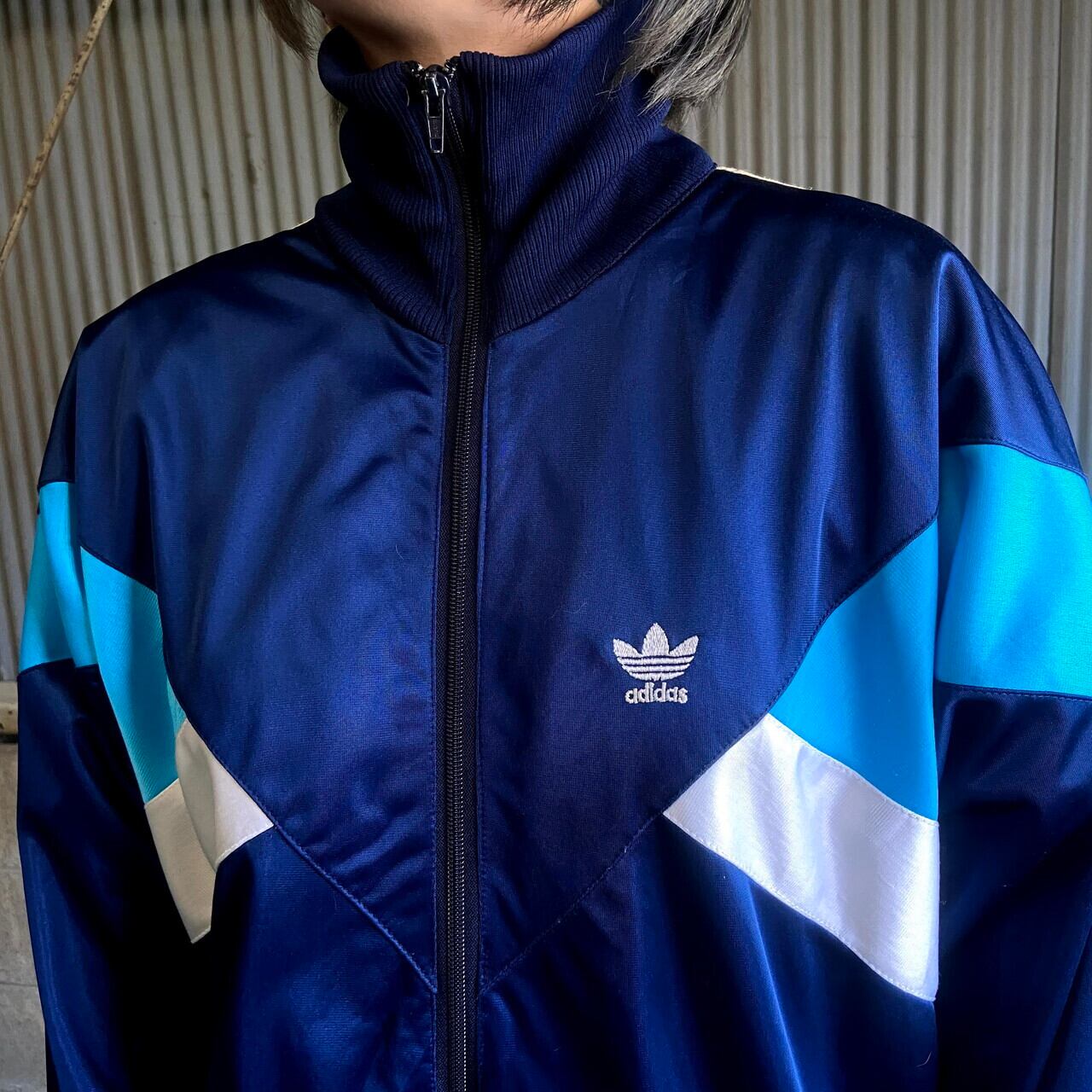 70〜80年代 スペイン製 adidas アディダス ハイネック トラック