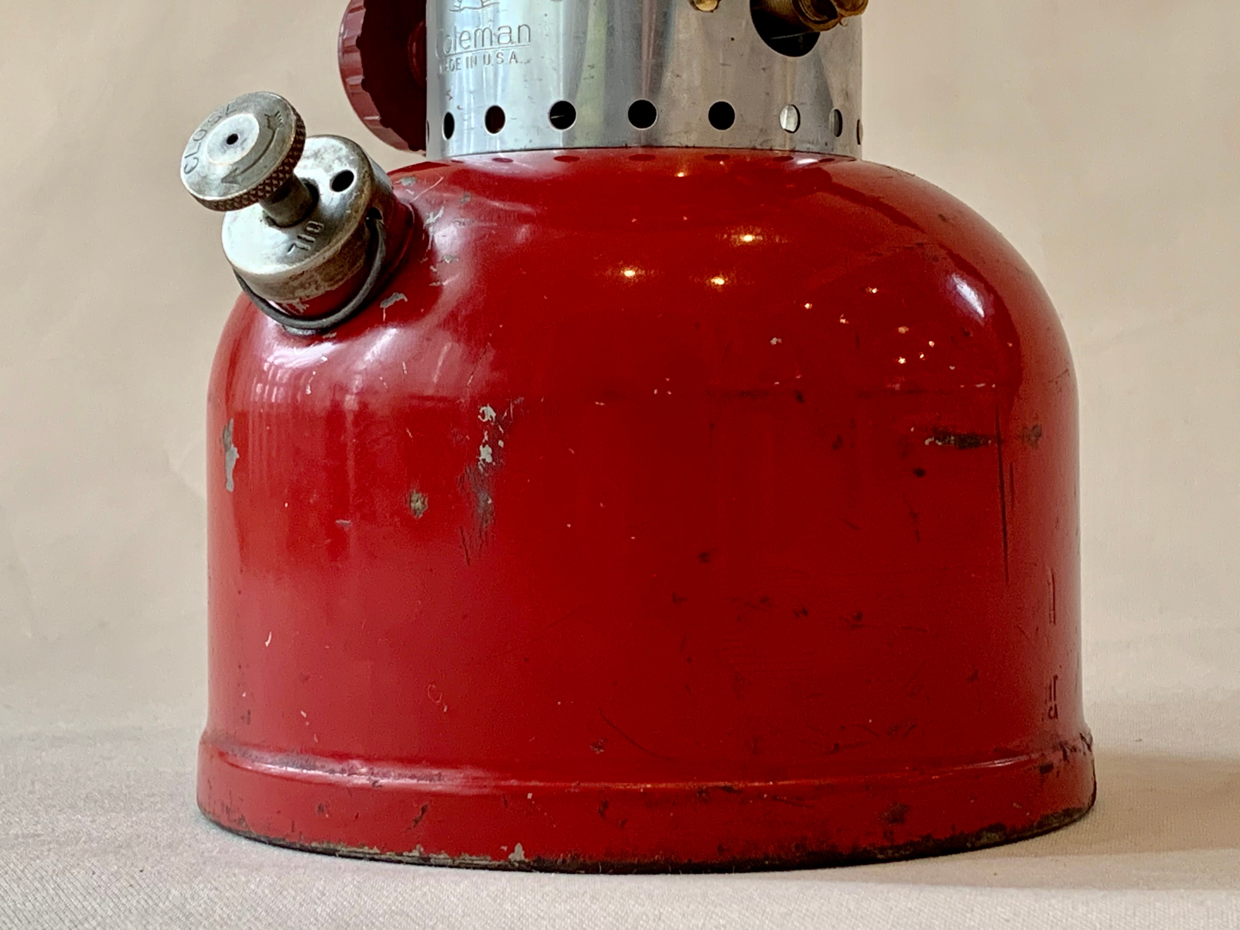 希少1962年5月製造 Colemanコールマン ランタン200A赤枠ハイベンチ