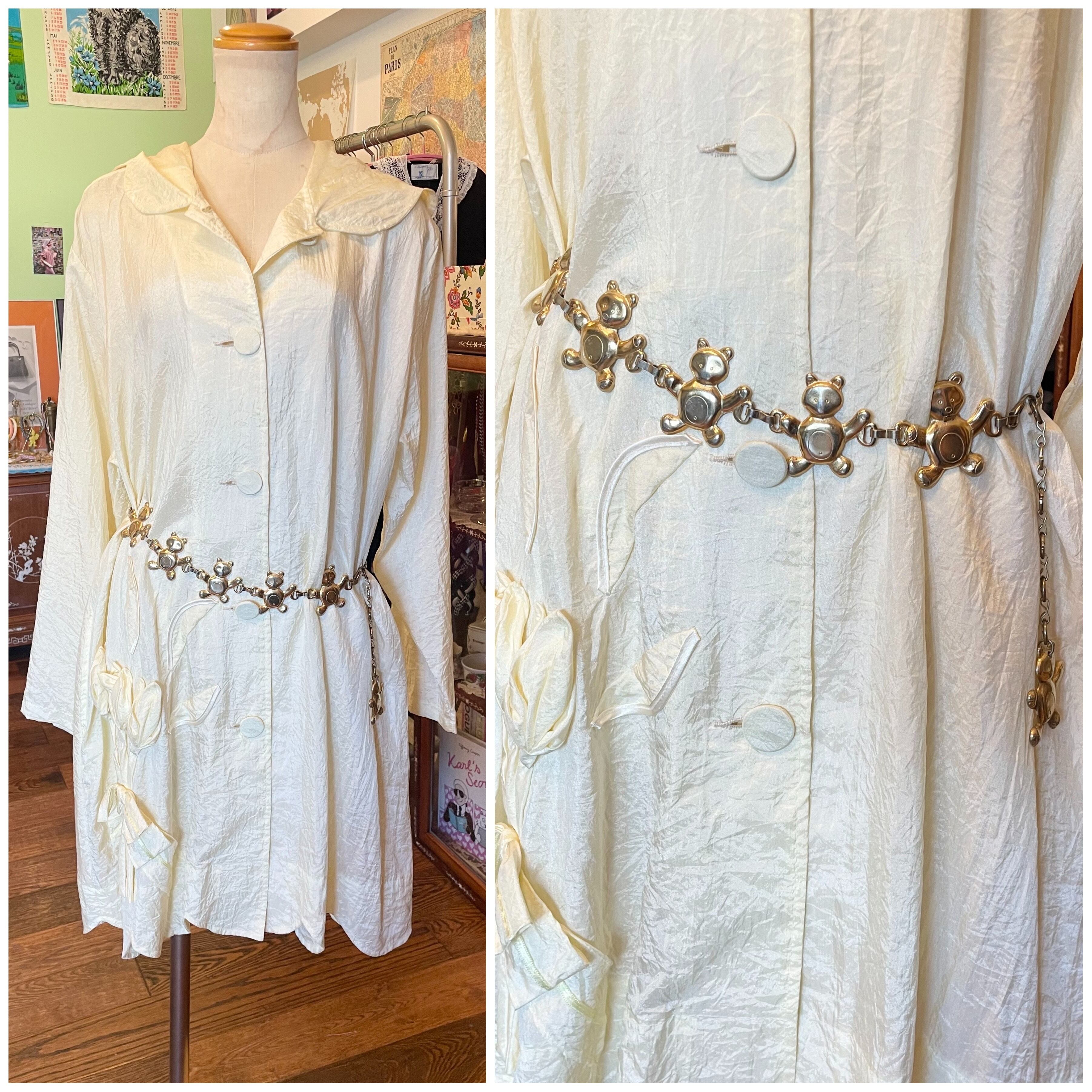 フランス買付 ヴィンテージ ベルト チェーンベルト チャーム ゴールド