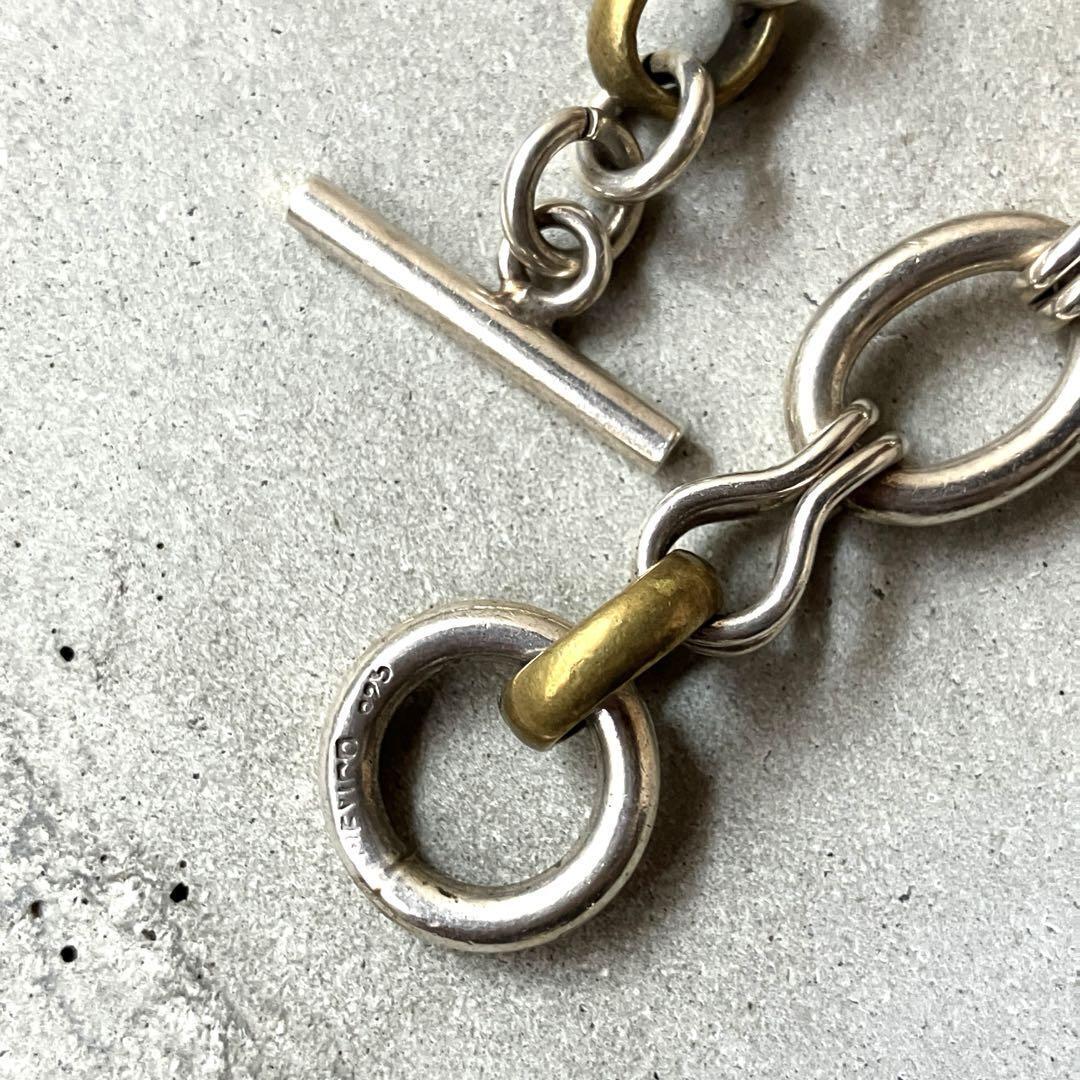 メキシコ製 MEXICO VINTAGE MIXブレスレット 925×真鍮 | unune