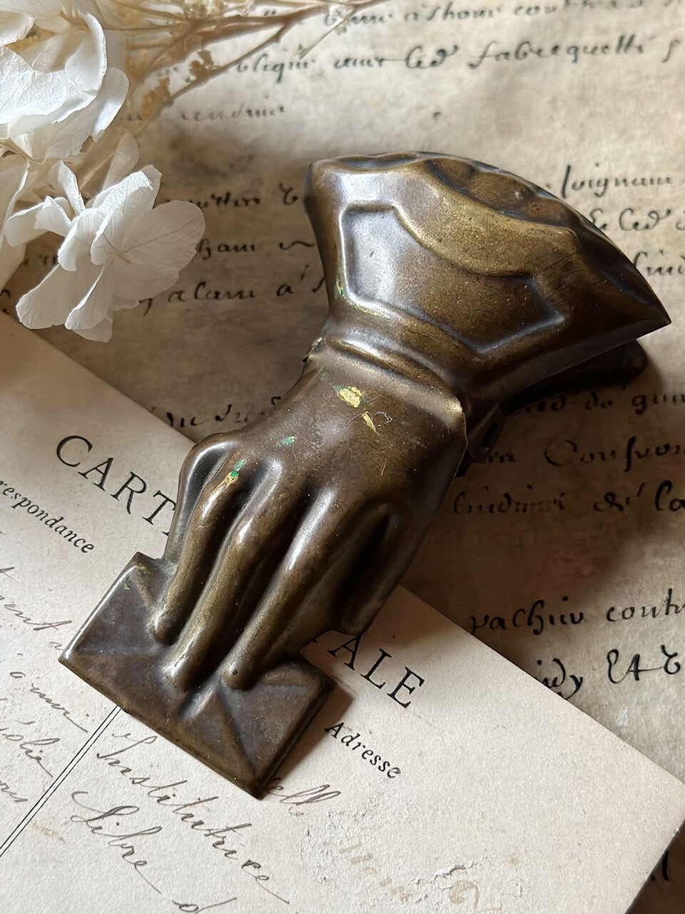 小さなハンドクリップ 淑女の手 | Brocante de La Cocotte （フランス