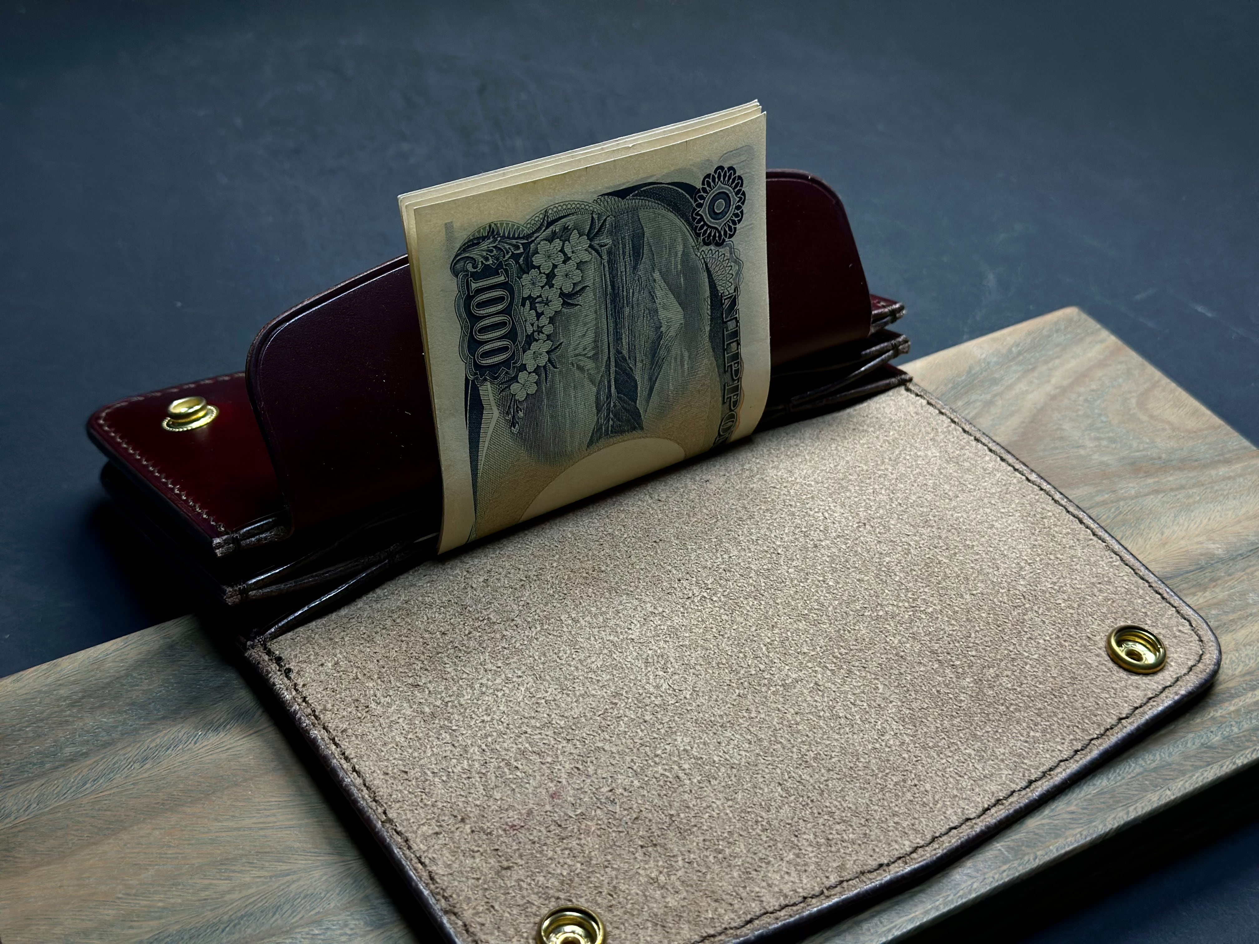 ミドルトラッカーウォレット MTW-01【クロムエクセル / 茶芯