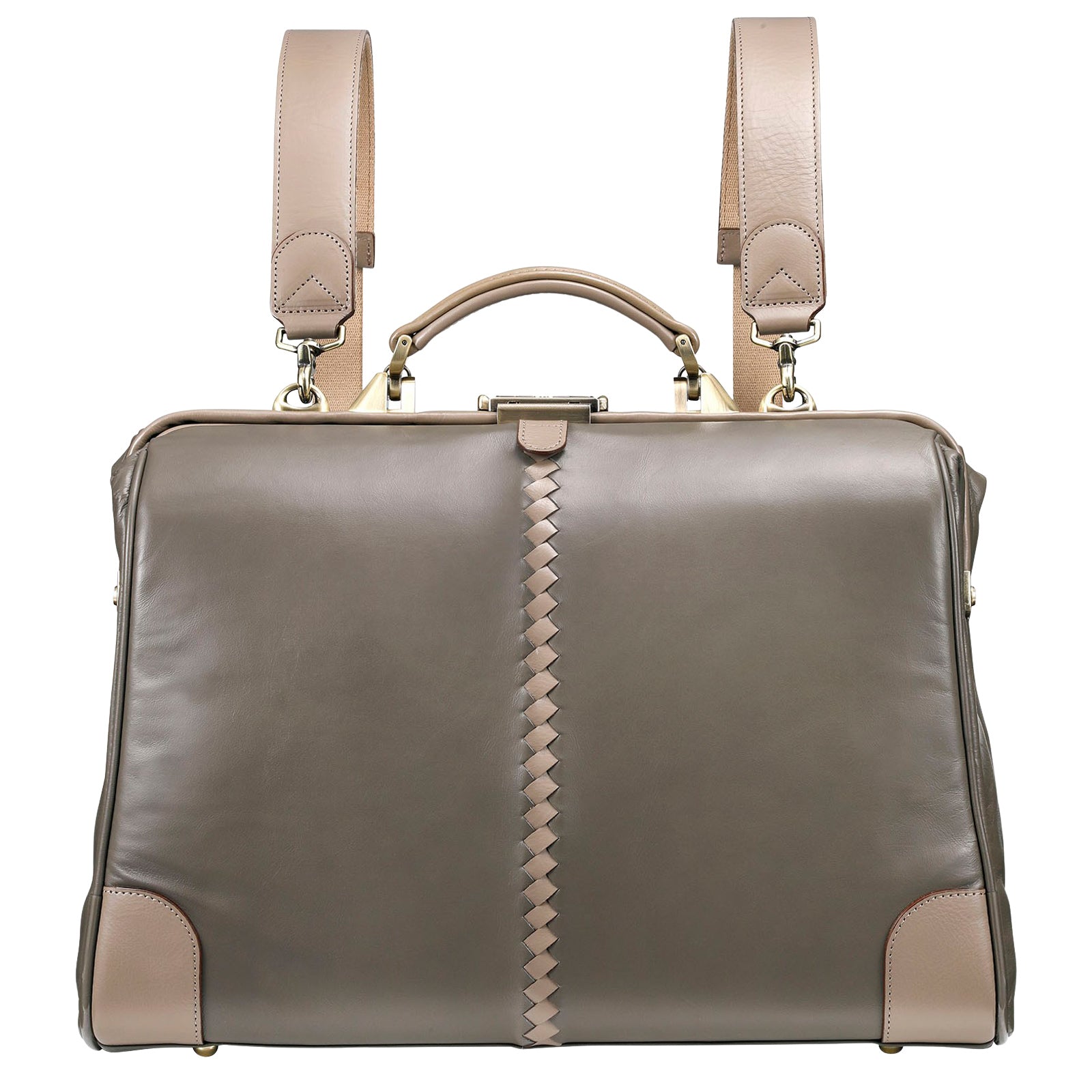 ダレスバッグ 横型｜Horizontal Dullesbag｜防水レザーのダレスバッグ