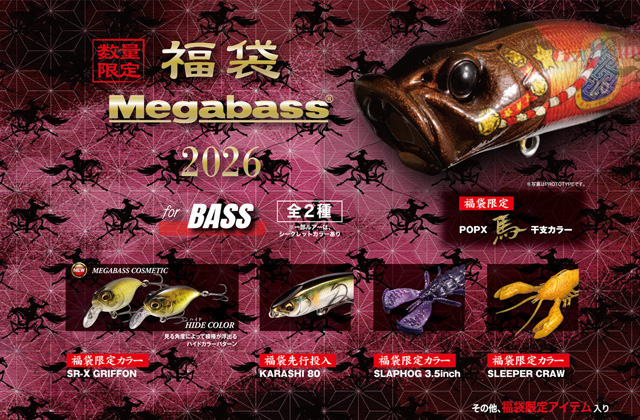 メガバス福袋2026 開封レビュー【実物写真あり】実際に買ったので中身