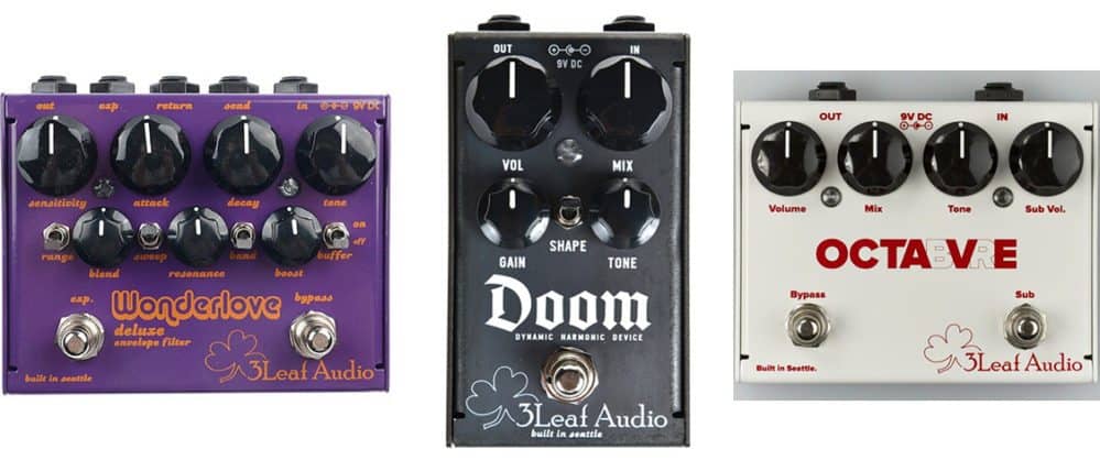 Review - 3 Leaf Audio Octabvre, Wonderlove and Doom Pedals - Bass