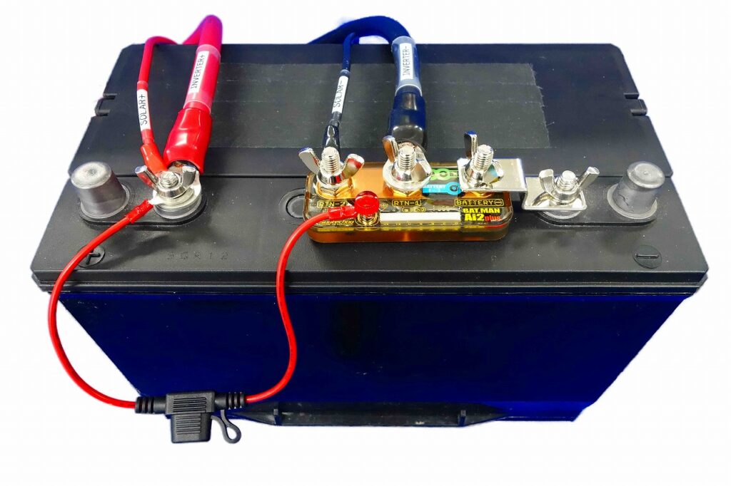 キャンピングカー用 ワイヤレス サブバッテリーモニター BAT.MAN