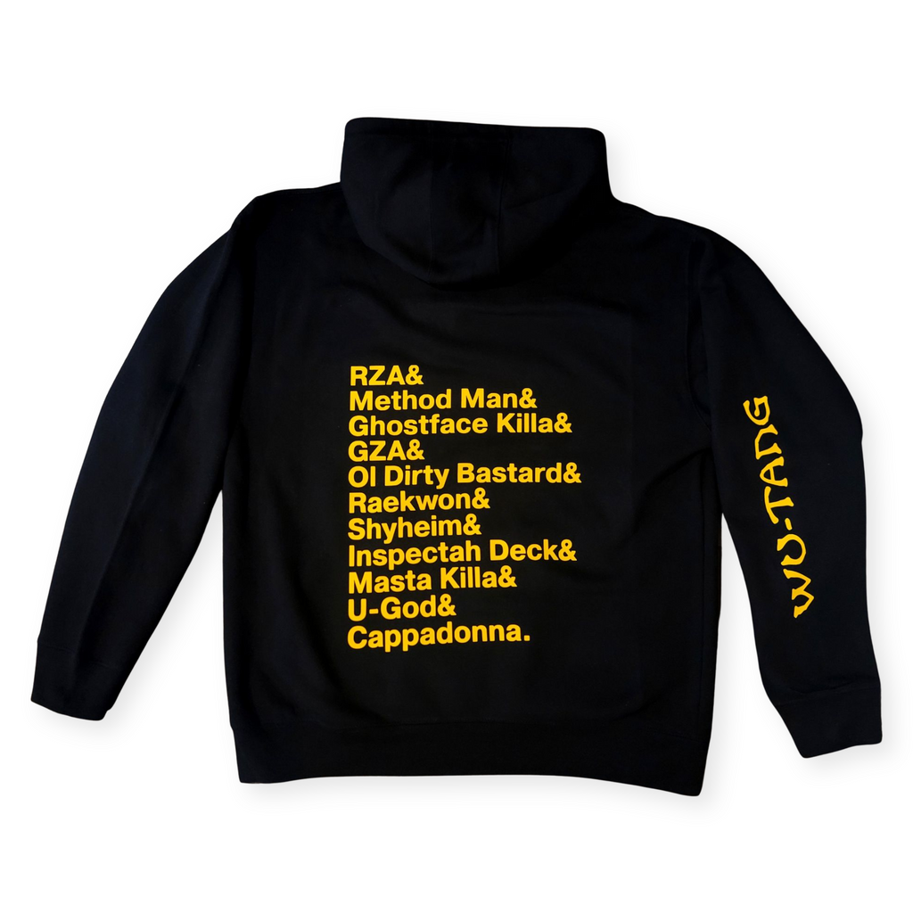 WU-TANG CLAN Drip Logo C.R.E.A.M. 36 Yellow And black hoodie – BGF