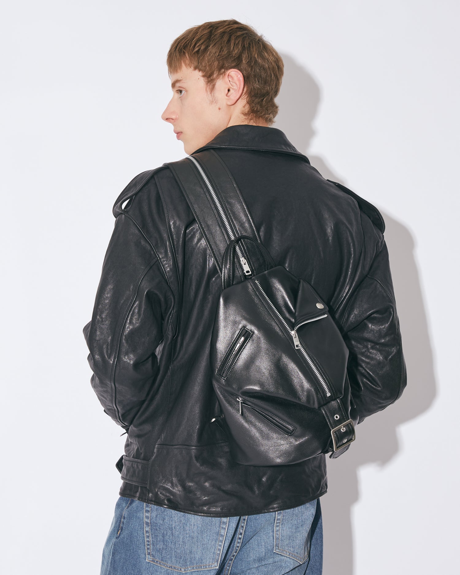 excerption riders back pack bag｜beautiful people ライダースバッグ