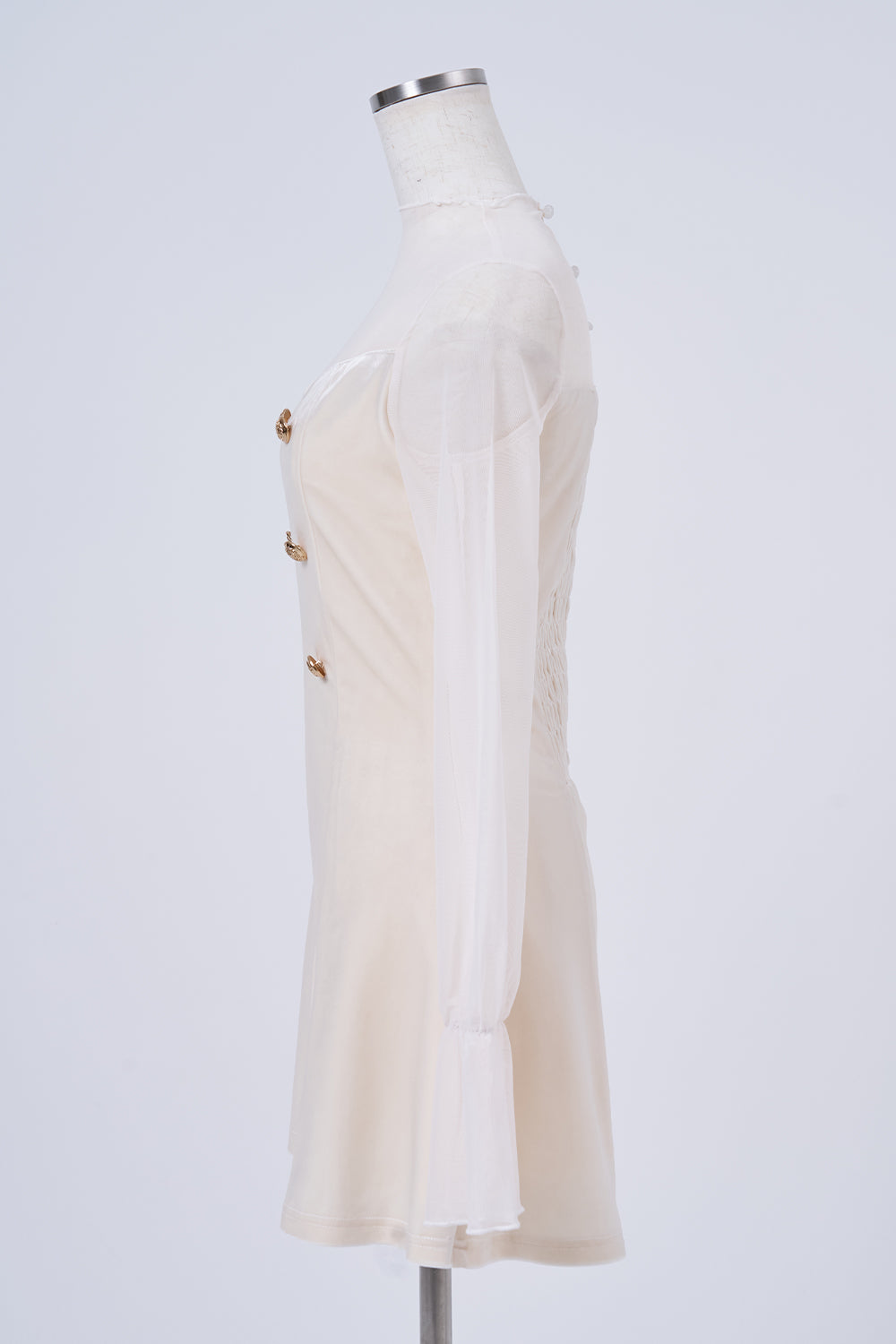 エレガントベロアミニワンピース