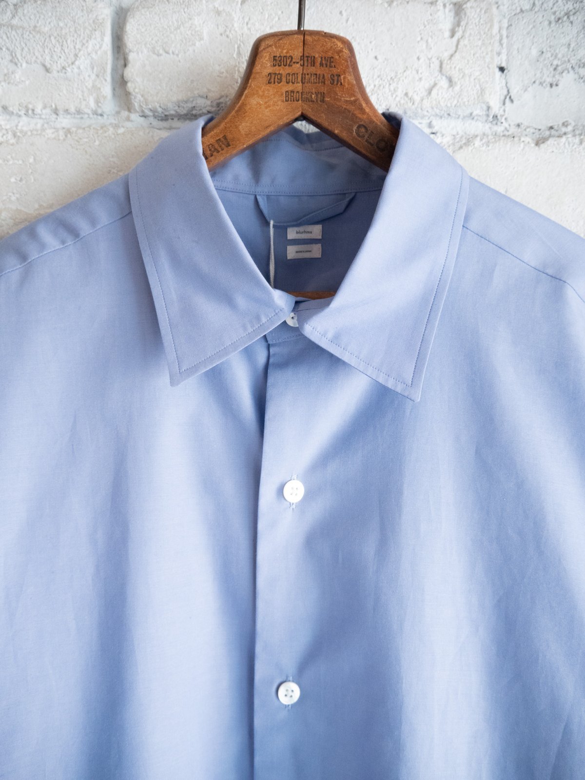 blurhms Chambray Classic Shirt ブラームス シャンブレークラシック