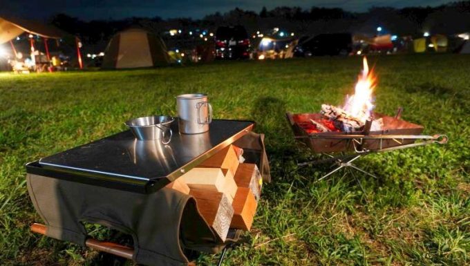 ハングアウト ファイヤーサイドテーブルの使用レビュー | ログキャリー