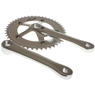 Sugino Pista 130mm BCD Crankset Silver