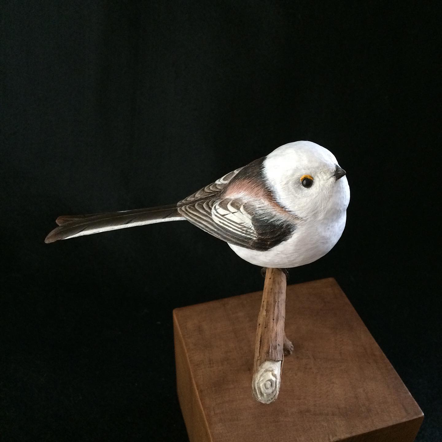 シマエナガ バードカービング