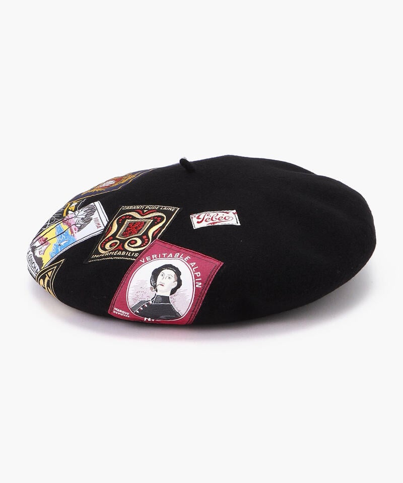 ロレール ] ブルース ノワール ナチュラルレザー ベレー レディースS