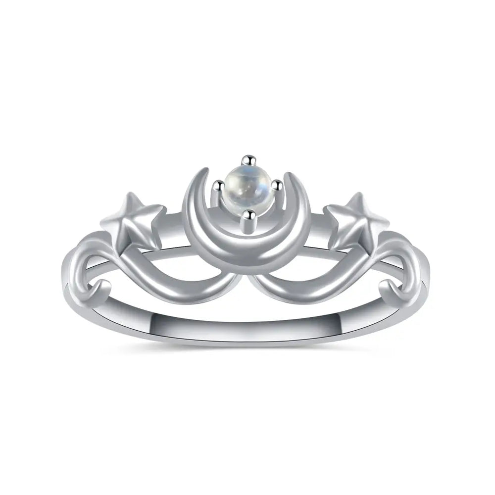 Luna Ring Silver | Bisoulovely
