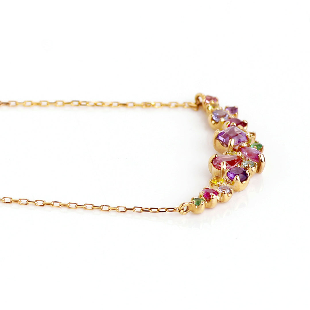 ビズー公式】マルチカラー K10(10金) K18(18金) プラチナネックレス