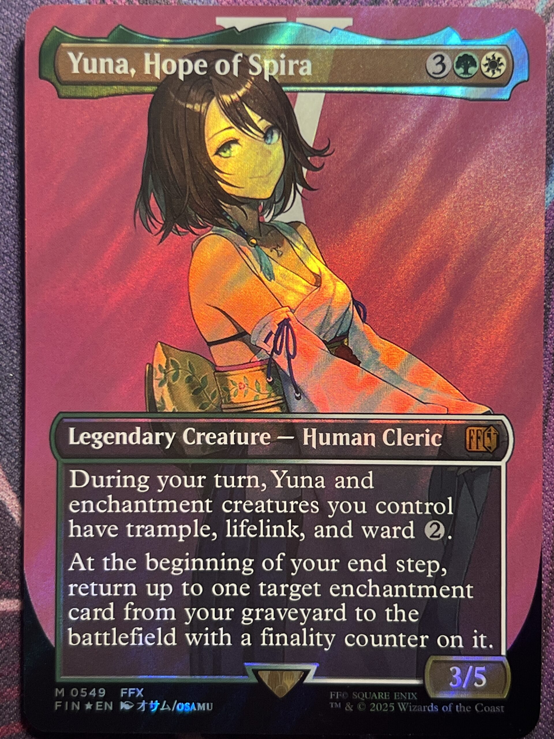 PSA10 サージfoil 日本語 スピラの希望、ユウナ スピラの希望、ユウナ