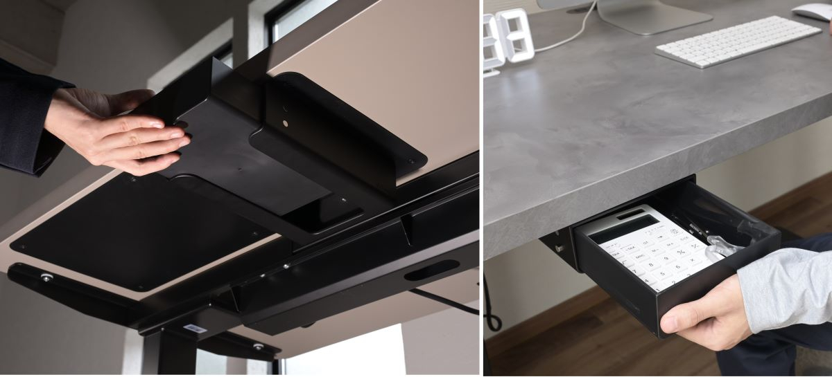 商品情報_電動昇降デスク／スタンダードモデル（コンセント付き厚型天