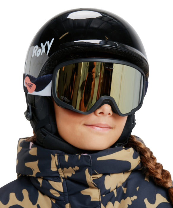 ROXY キッズ(5-8歳) MISSY スノーゴーグル 平面レンズ メッシュ