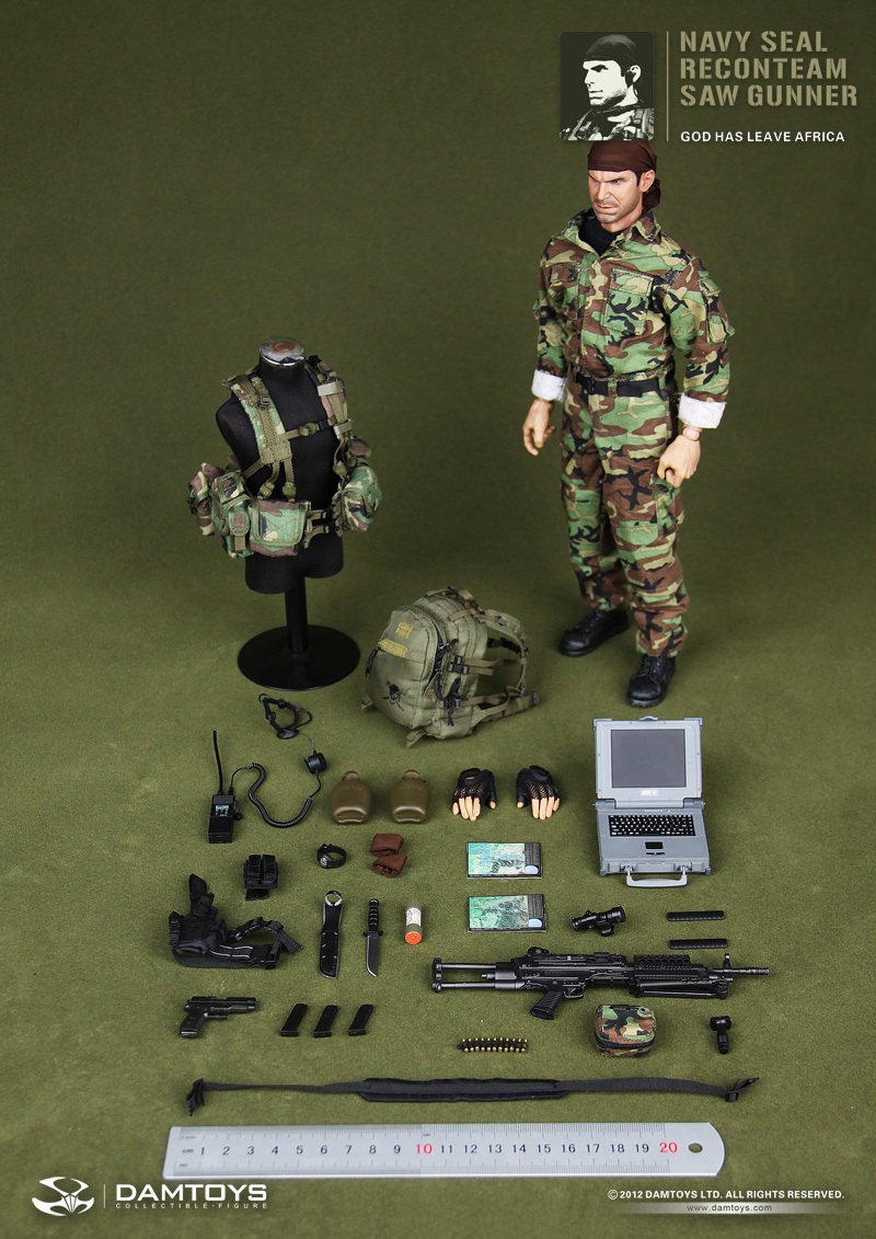 toyhaven: Preview DAM Toys 1/6 scale US Navy SEAL Recon team SAW