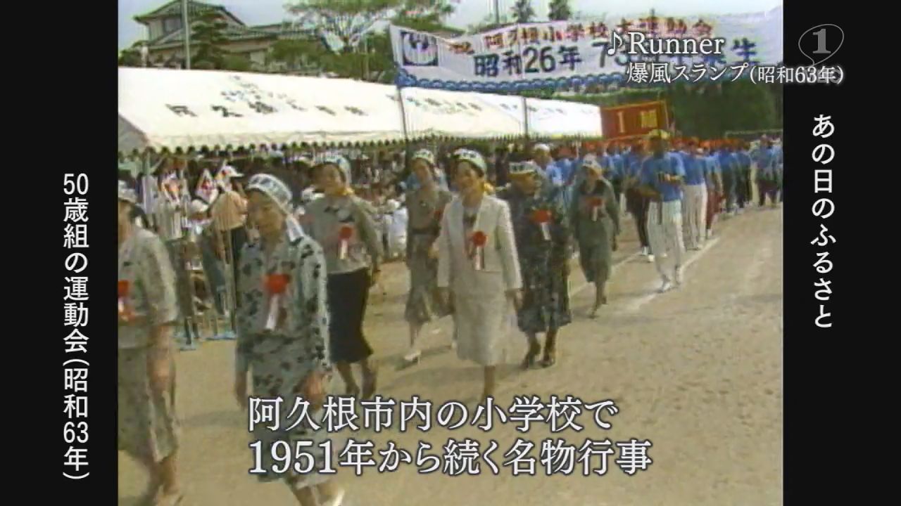 運動会シーズン(阿久根小・武岡中)(1988) – あの日のふるさと