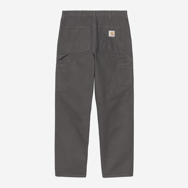 Carhartt WIP Single Knee Pant Dearborn Stone Canvas Graphite
