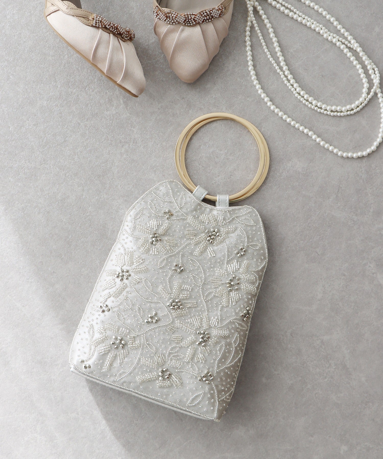 ビーズ刺繍2wayミニパーティーバッグ – BLUE ONLINE