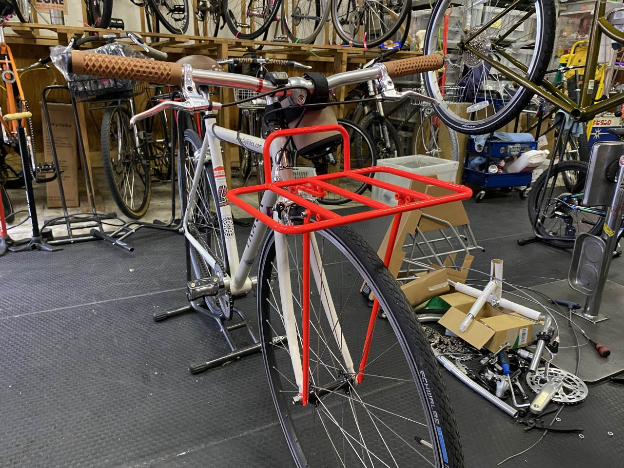 MASH* front rack (matte black) - BLUE LUG ONLINE STORE