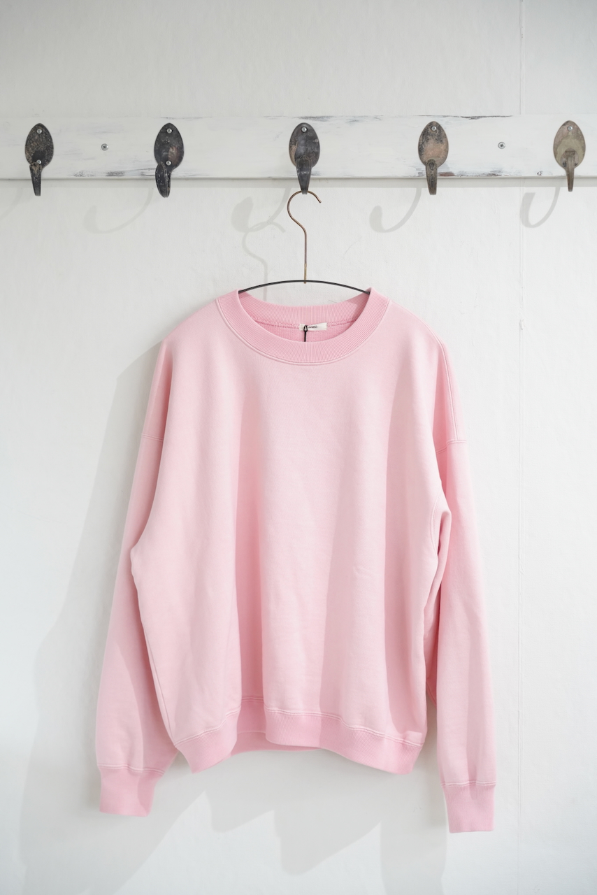 AWASA・スーピマエイジングコットン クルーネック スウェット