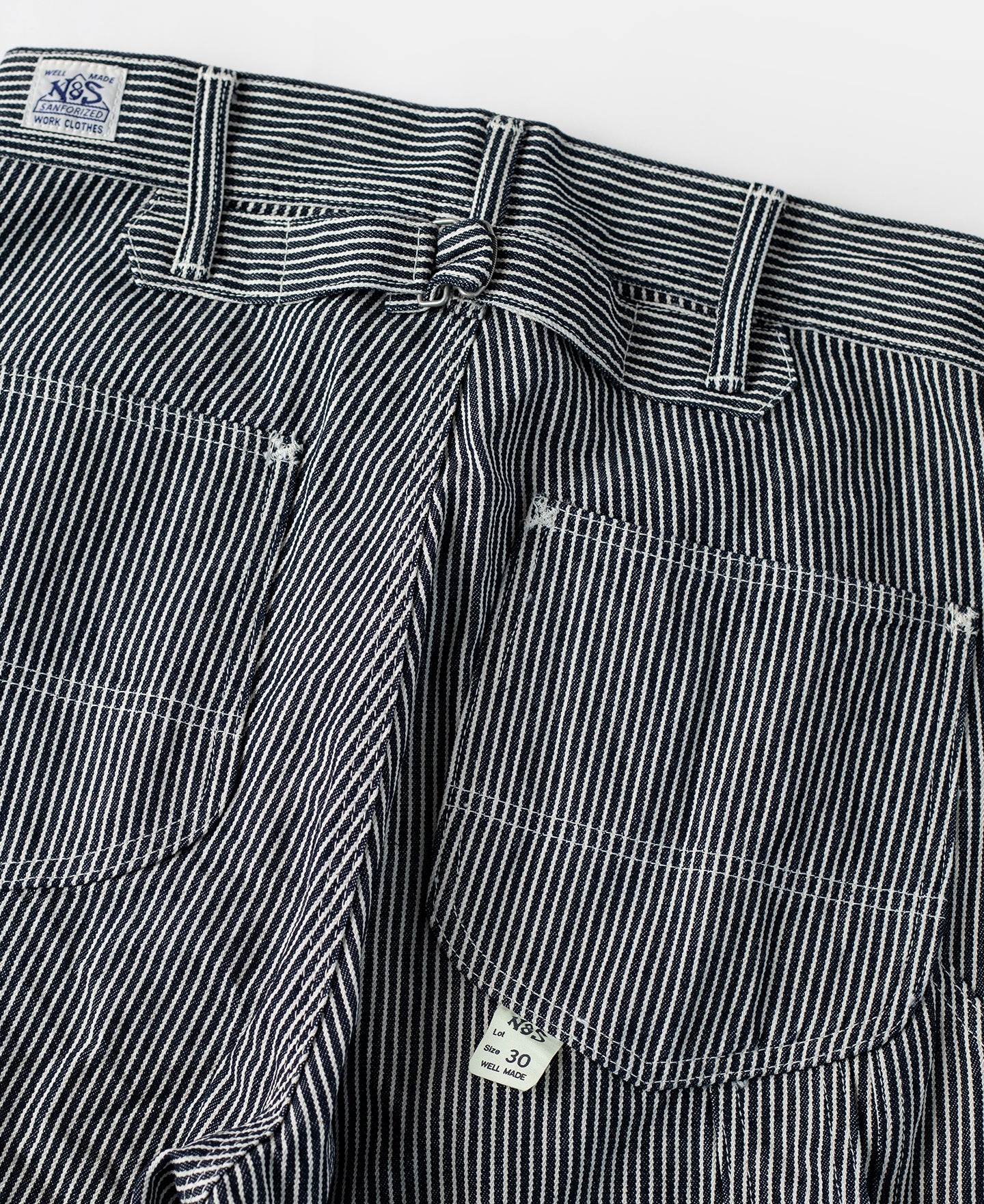 1930s Yarn-Dye Hickory Stripe Work Carpenter Pants | Bronson Mfg