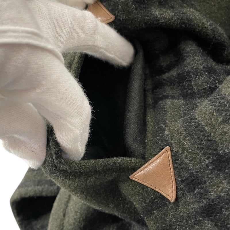 HERMES】エルメス ジレ チェック ベスト メンズ ウール ジャポンタグ