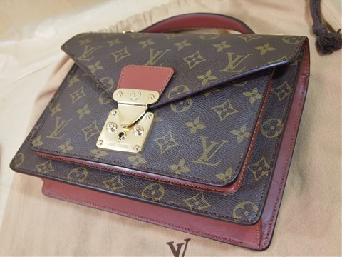 ルイヴィトン モンソーのリニューアルリペア加工 | ブランド病院 鞄