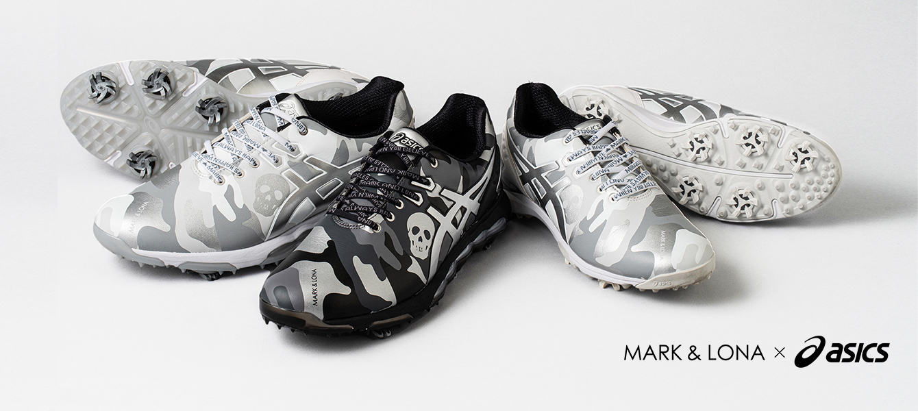 MARK & LONA × ASICSのコラボレーションスパイクシューズが復刻