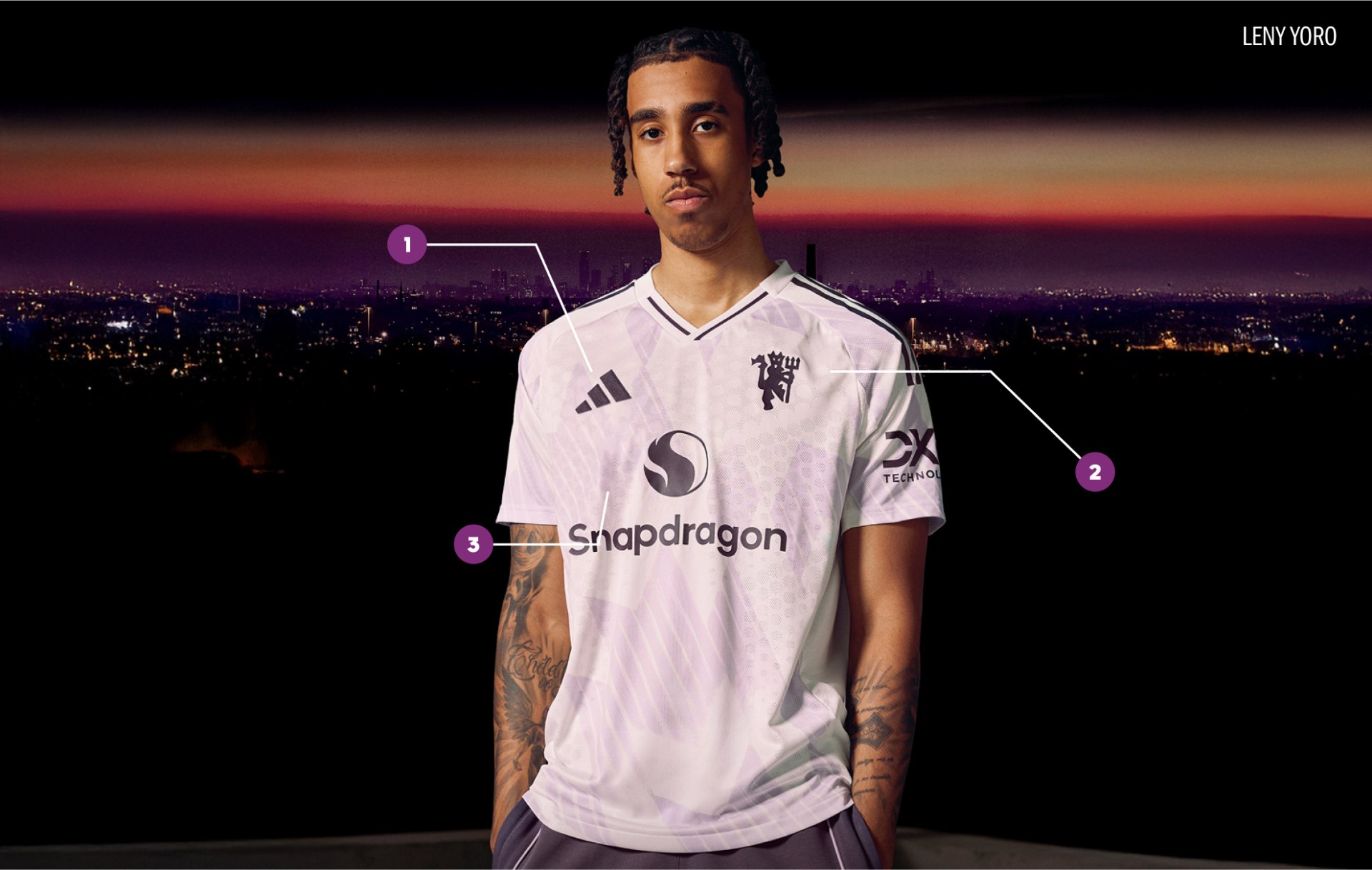 アディダス マンチェスター・ユナイテッド 25/26 アウェイユニフォーム