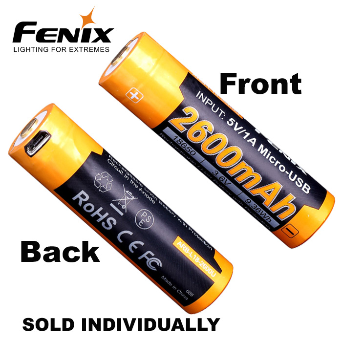 Fenix ARB-L18-2600U Rechargeable Battery | Authorized Distributor