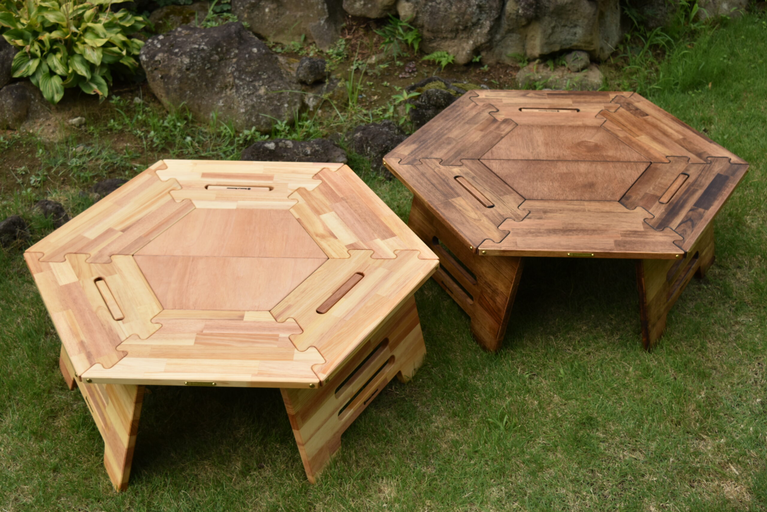 ミニヘキサテーブル | 木工工房 Buru,s factory