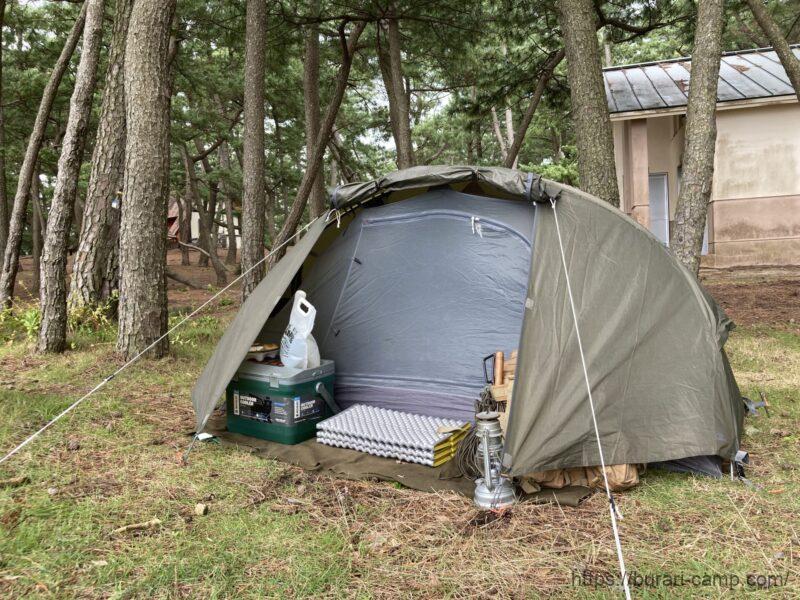 バンドックソロドーム1テントカーキ BUNDOK ソロドーム 1 - YouTube